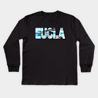 EUCLA - Jetty Western Australia Beautiful Day Kids Long Sleeve T-Shirt